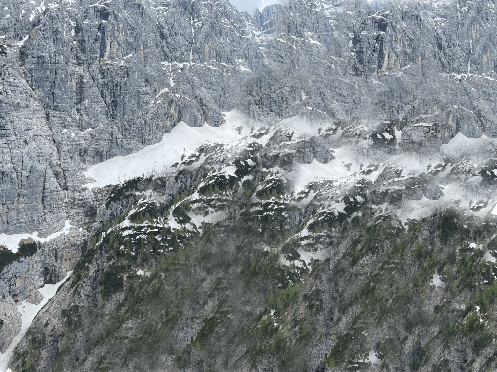 Open mountain landscape with green hills